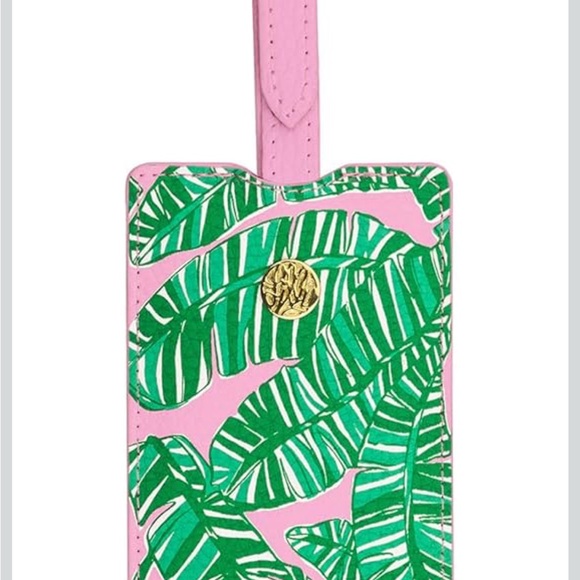 Lilly Pulitzer Leatherette Luggage Tag - Let's Go Bananas - Picture 2 of 4